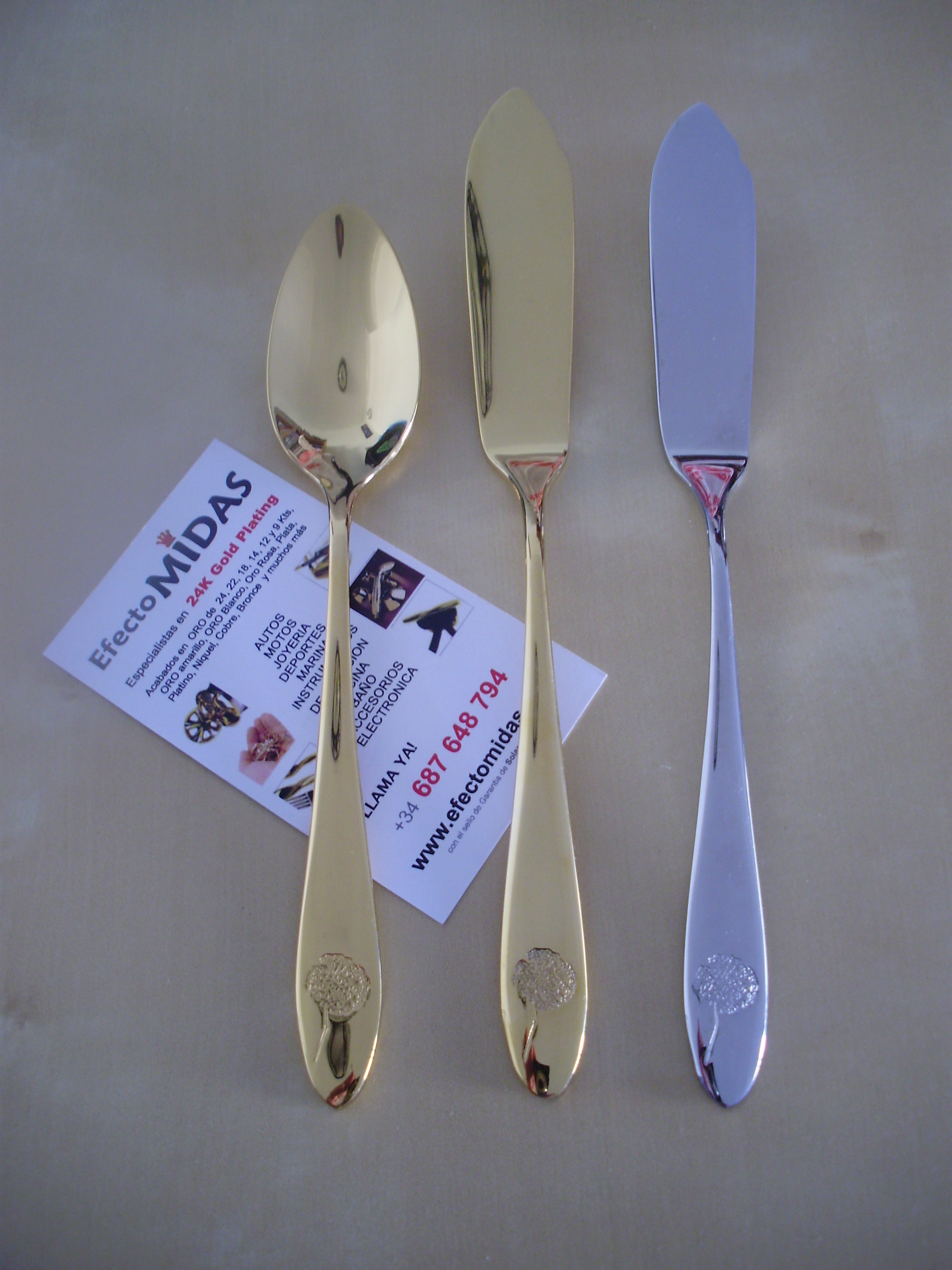 Trabajo de electroplatinado — EfectoMidas